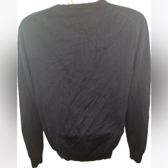 J.Crew Men's V-Neck Italian Cashmere Sweater - Size Large Slim Fit - Picture 2 of 5